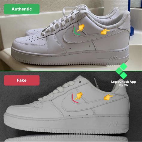 nike counterfeit products real vs fake nike airforce|nike air force 1 logo.